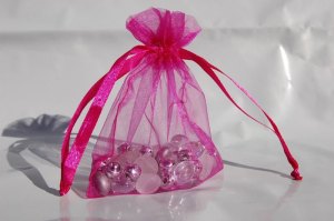 100pcs-HOT-PINK-organza-gift-jewelry-bags-pouch-wedding-favor