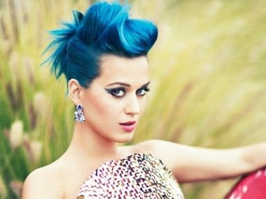 blue hair katy perry