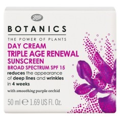 boots triple age renewal day cream