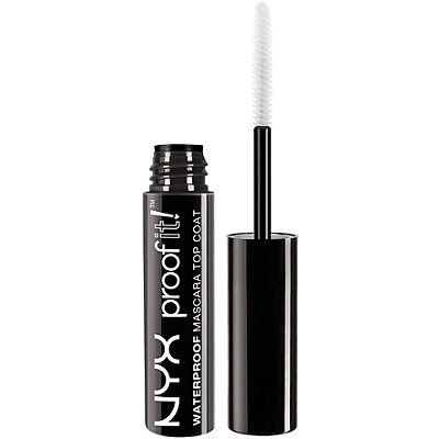 nyx waterproof topcoat mascara
